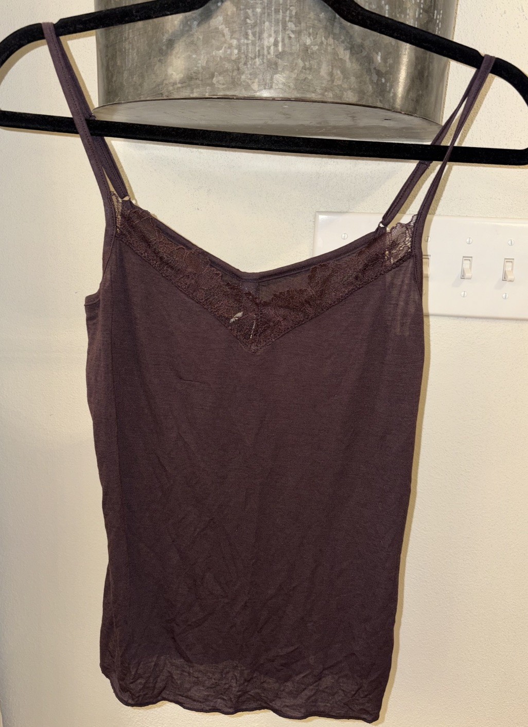 NWT SKIMS Sheer Modal Lace Cami Phoenix Size M