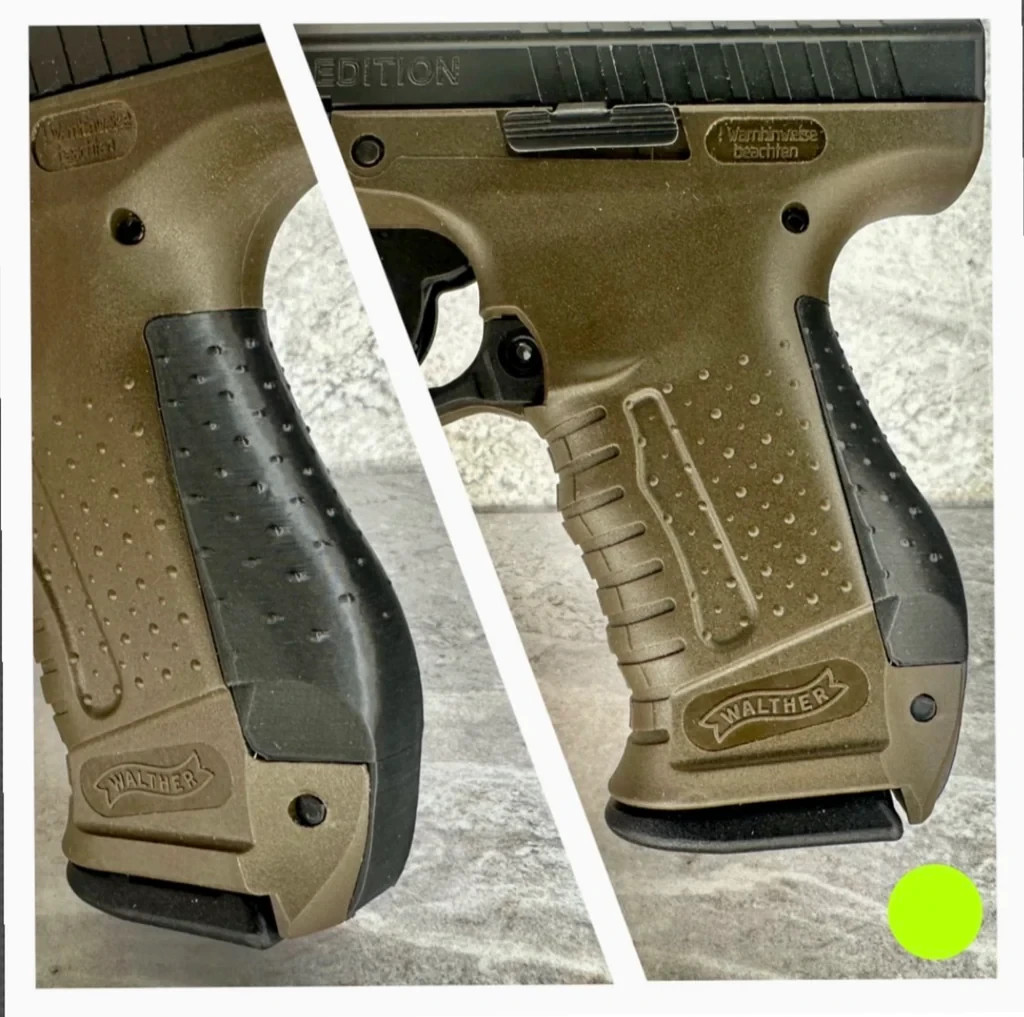 Walther P99 Replacement Backstrap Handle Grip Black
