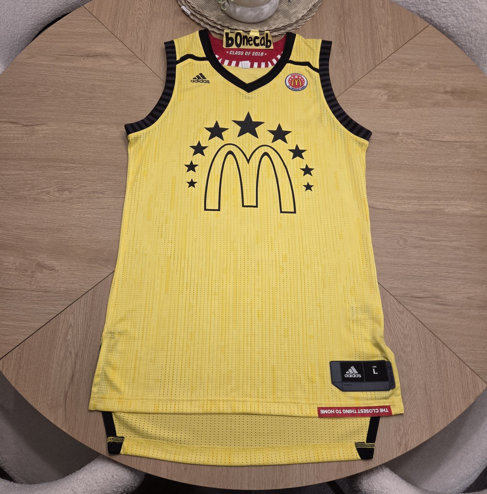 NBA Authentic Jersey Team Issue Pro Cut Adidas McDonalds All American Bol Bol