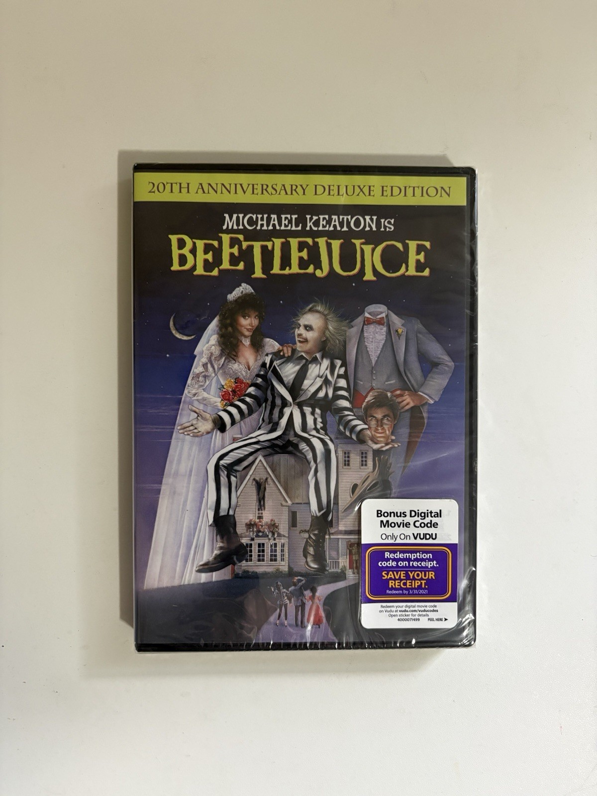 Beetlejuice 20th Anniversary Deluxe Edition / Michael Keaton / NEW SEALED