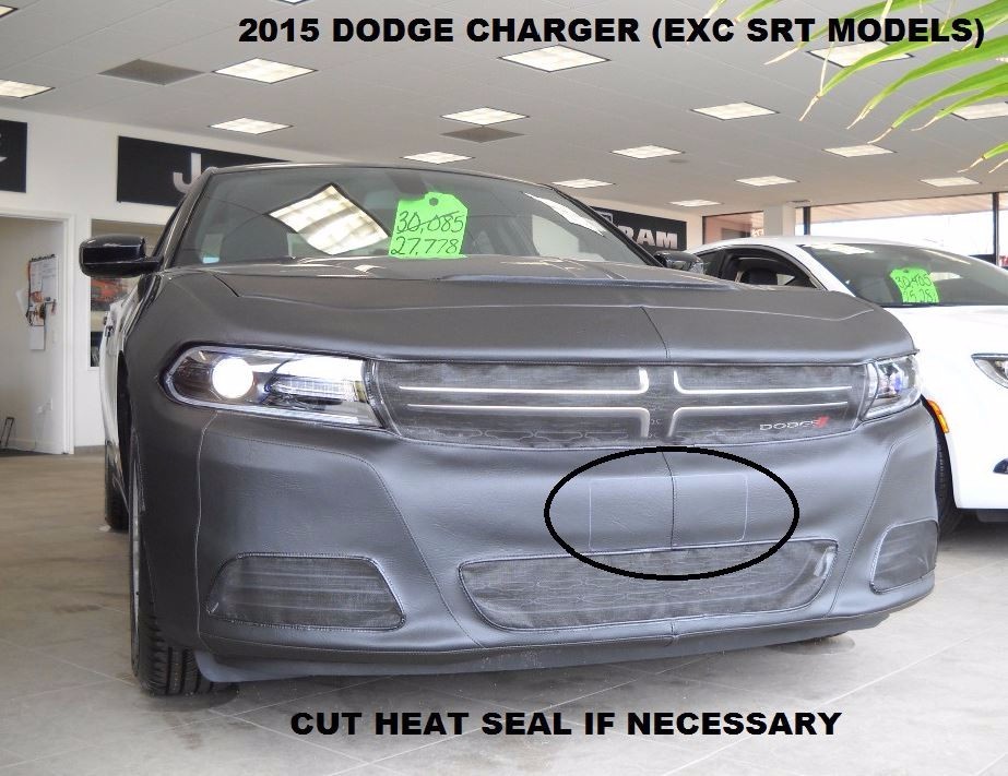Lebra Front End Mask Cover Bra Fits 2015-2023 Dodge Charger 15-23