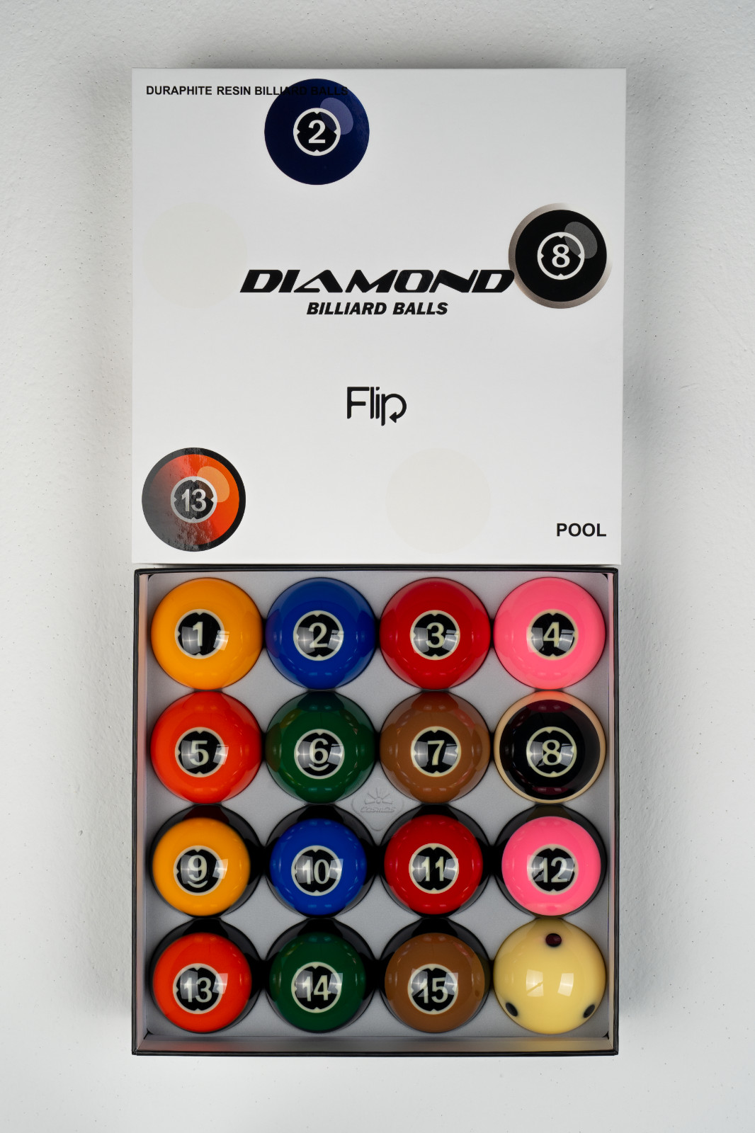 DIAMOND Billiard Balls POOL FLIP DIAMOND Billiard Balls POOL FLIP