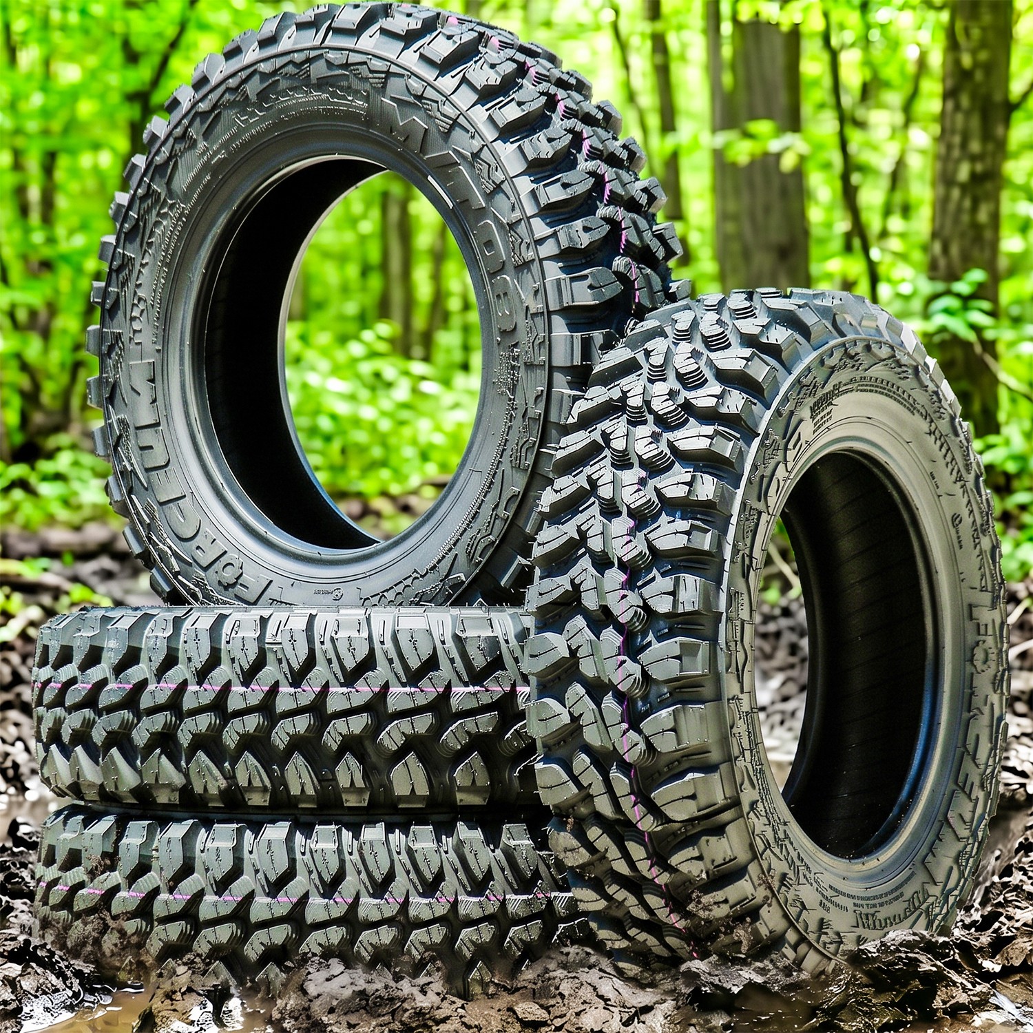 4 Forceum M/T 08 Plus 165/80R13 94/93Q D 8 Ply Light Truck Mud Tires 4 Forceum M/T 08 Plus 165/80R13 94/93Q D 8 Ply Light Truck Mud Tires