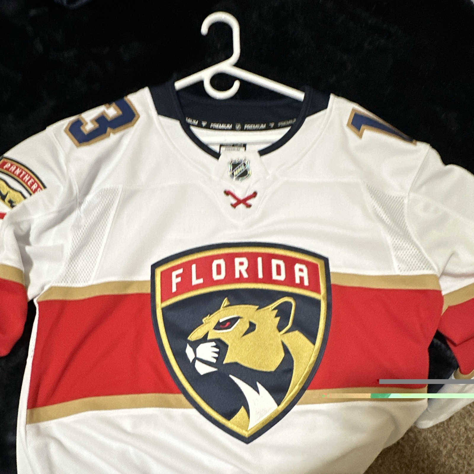 Sam Reinhart Signed Florida Panthers NHL Hockey Jersey #13 Original Sam Reinhart Signed Florida Panthers NHL Hockey Jersey #13 Original