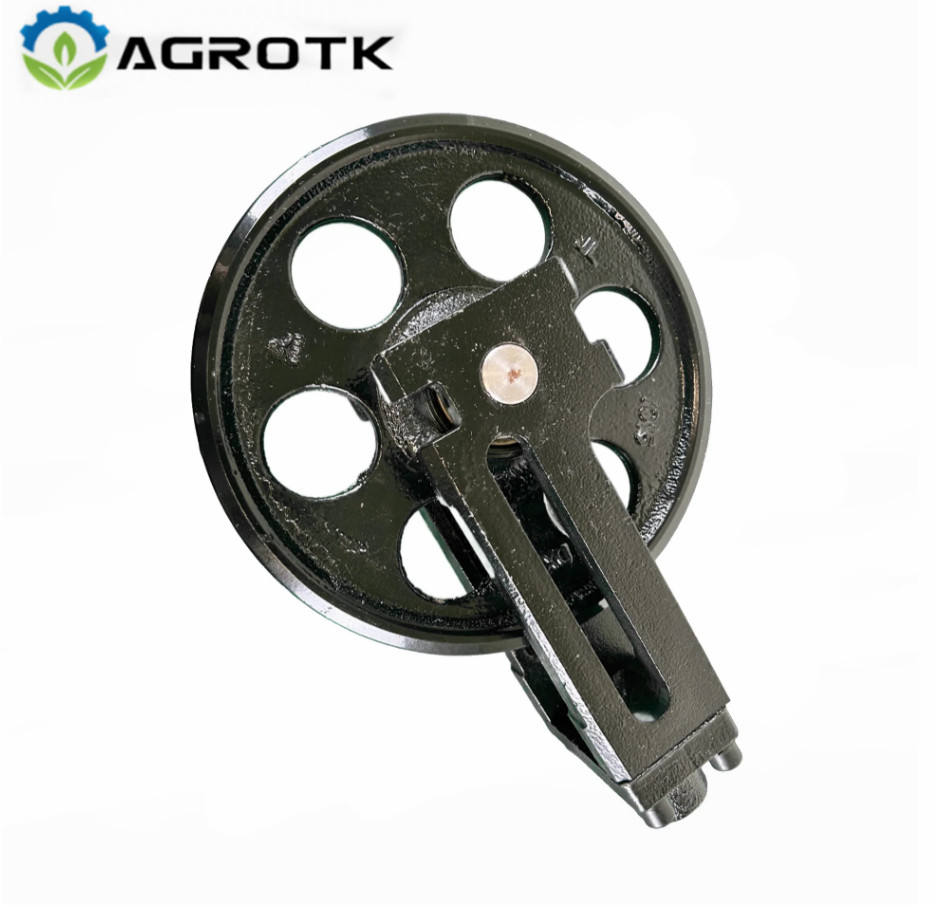 Agrotk Track Front Idler Wheel Assembly Mini Excavator Track Part Replacement