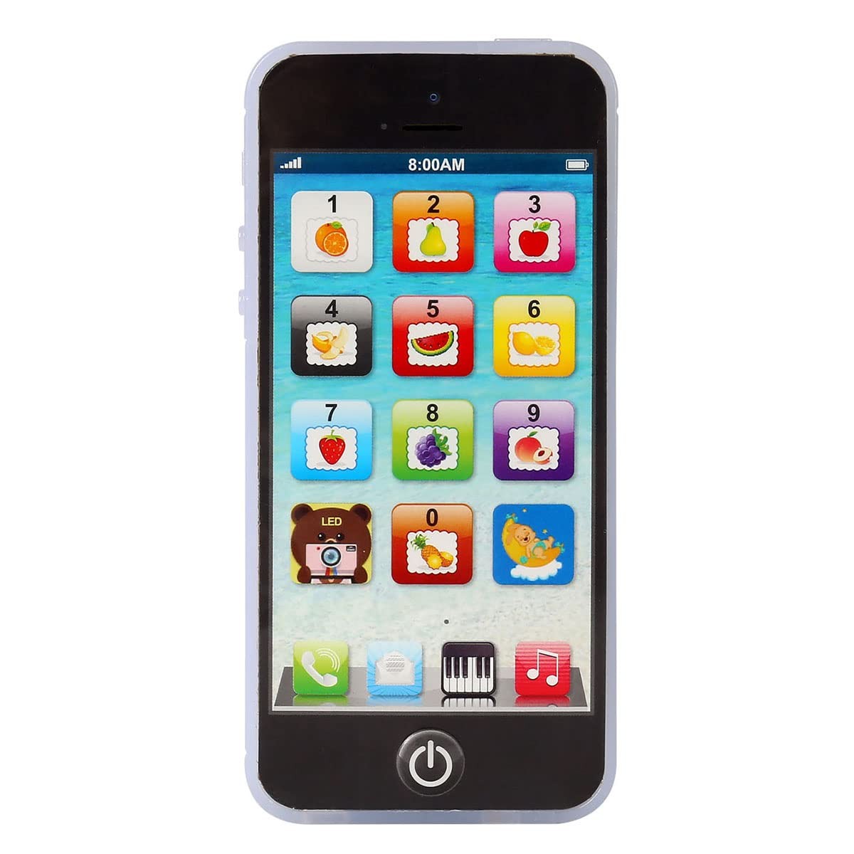 Pretend Phone Toy For Toddler Baby Kids Musical English Learning Electronic Cell