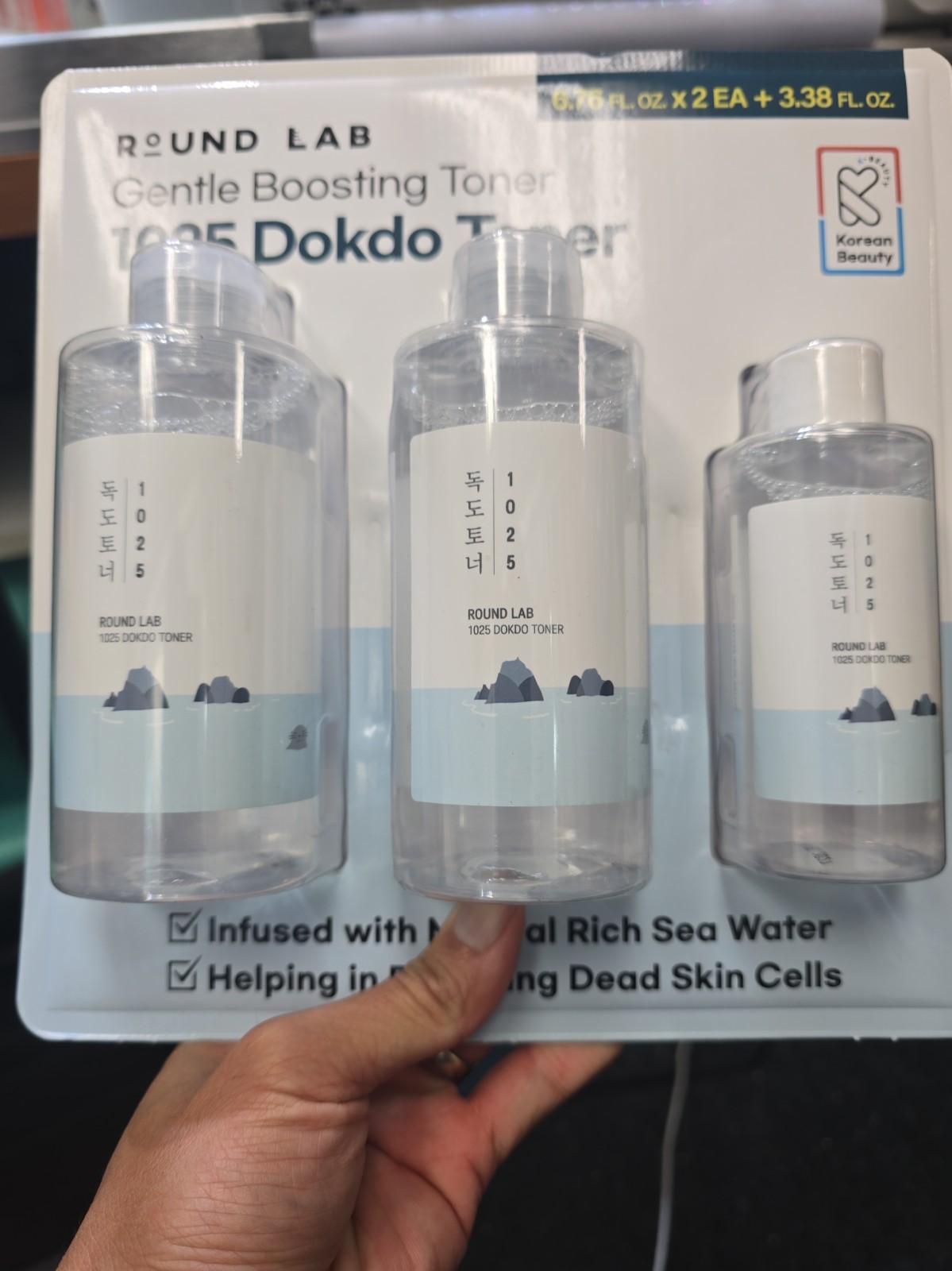 ROUND LAB Gentle Boosting 1025 Dokdo Toner 3x Bottles Made in Korea SEALED ROUND LAB Gentle Boosting 1025 Dokdo Toner 3x Bottles Made in Korea SEALED