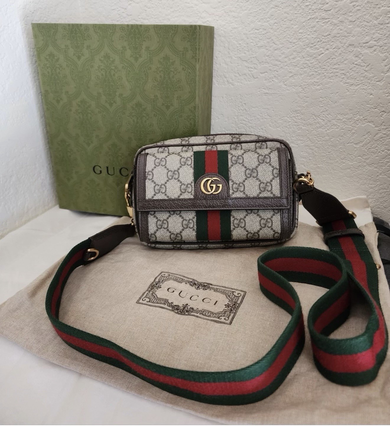 GUCCI OPHIDIA GG Monogram SHOULDER BAG Crossbody GUCCI OPHIDIA GG Monogram SHOULDER BAG Crossbody