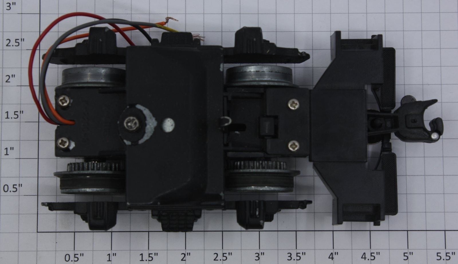 K-Line K2200-25 Complete Pre-wired Motor Truck with Pilot and Coupler  (10)