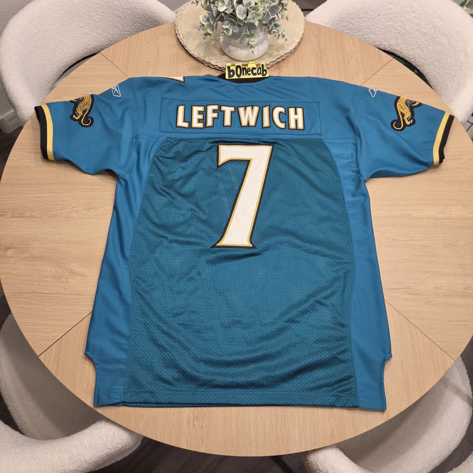 NFL Vintage Jersey Jacksonville Jaguars Size 50 Byron Leftwich Stitched Reebok NFL Vintage Jersey Jacksonville Jaguars Size 50 Byron Leftwich Stitched Reebok