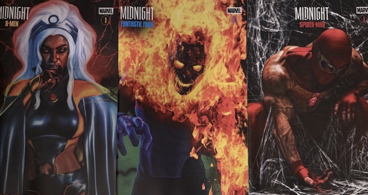 Marvel Midnight set NYCC exclusive Mark Spears X-Men, Spider-Man, Fantastic Four