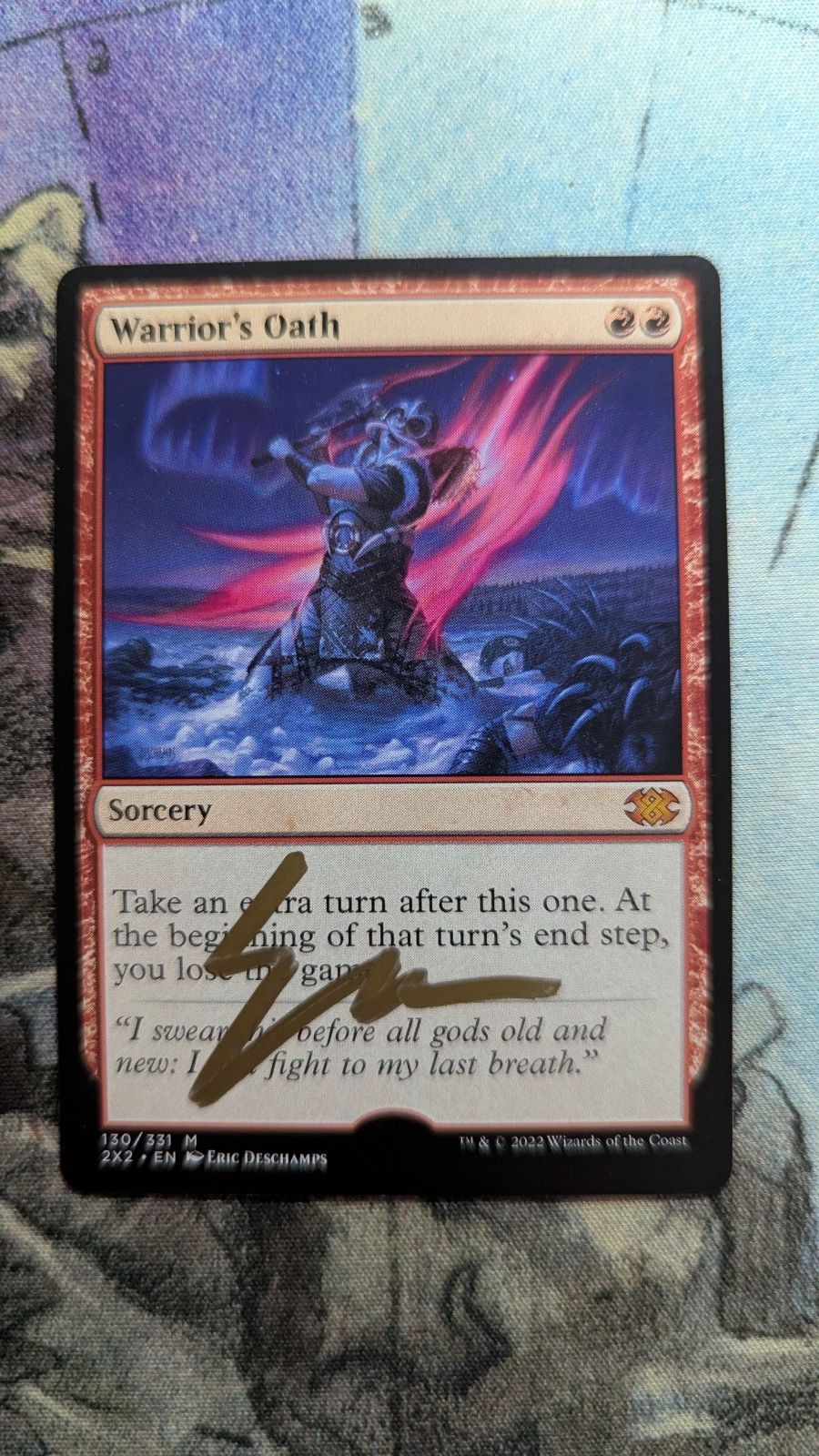 MTG  Warrior\'s Oath Eric Deschamps Artist Proof Bussine 837172