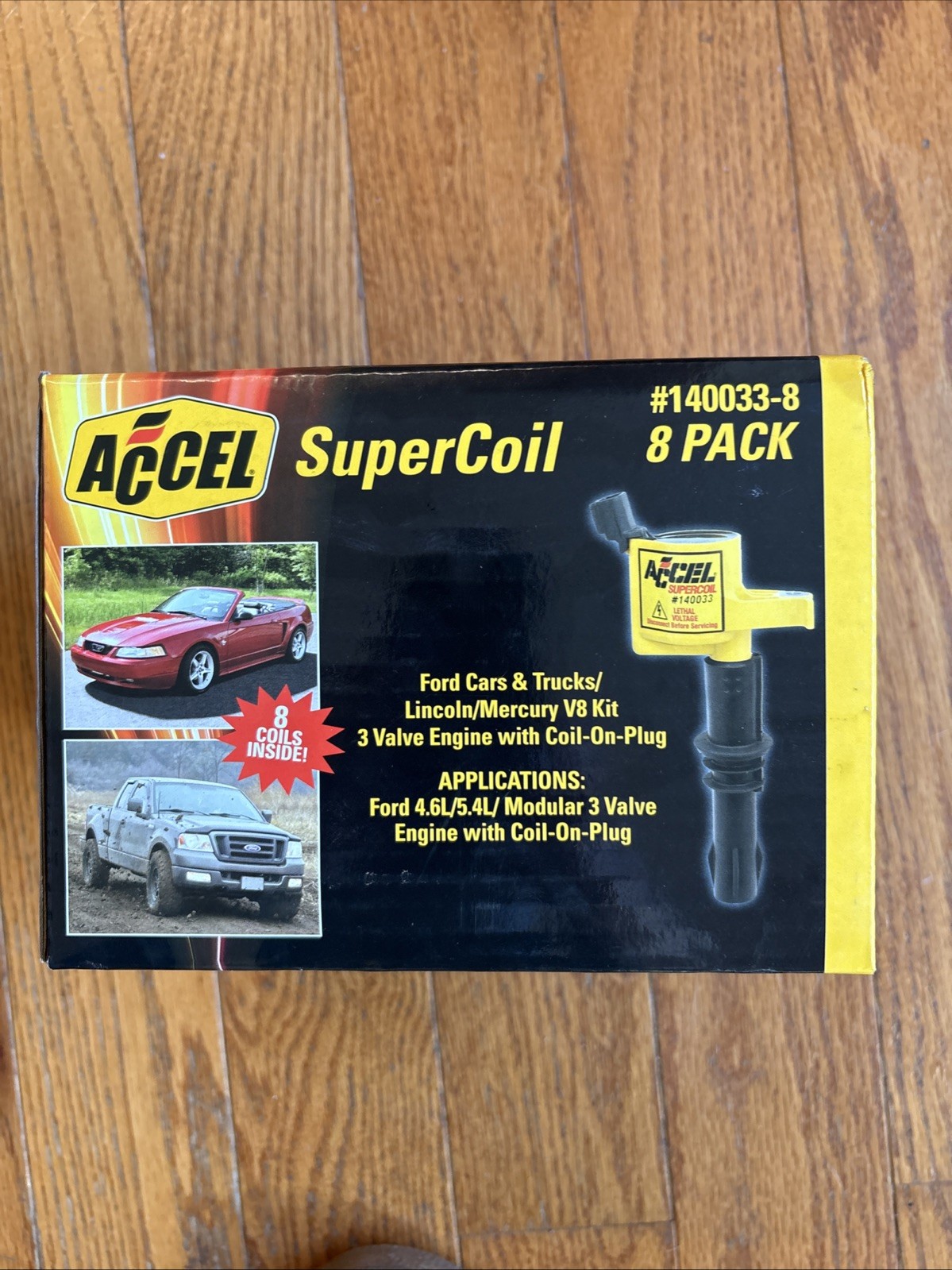Ignition Coil-Super Coil Kit Accel 140033-8 Ignition Coil-Super Coil Kit Accel 140033-8
