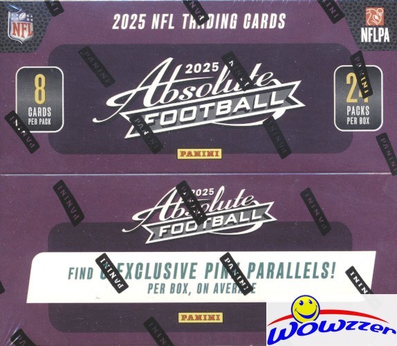 2025 Panini Absolute Football MASSIVE 24 Pack Factory Sealed Retail Box-192 Card