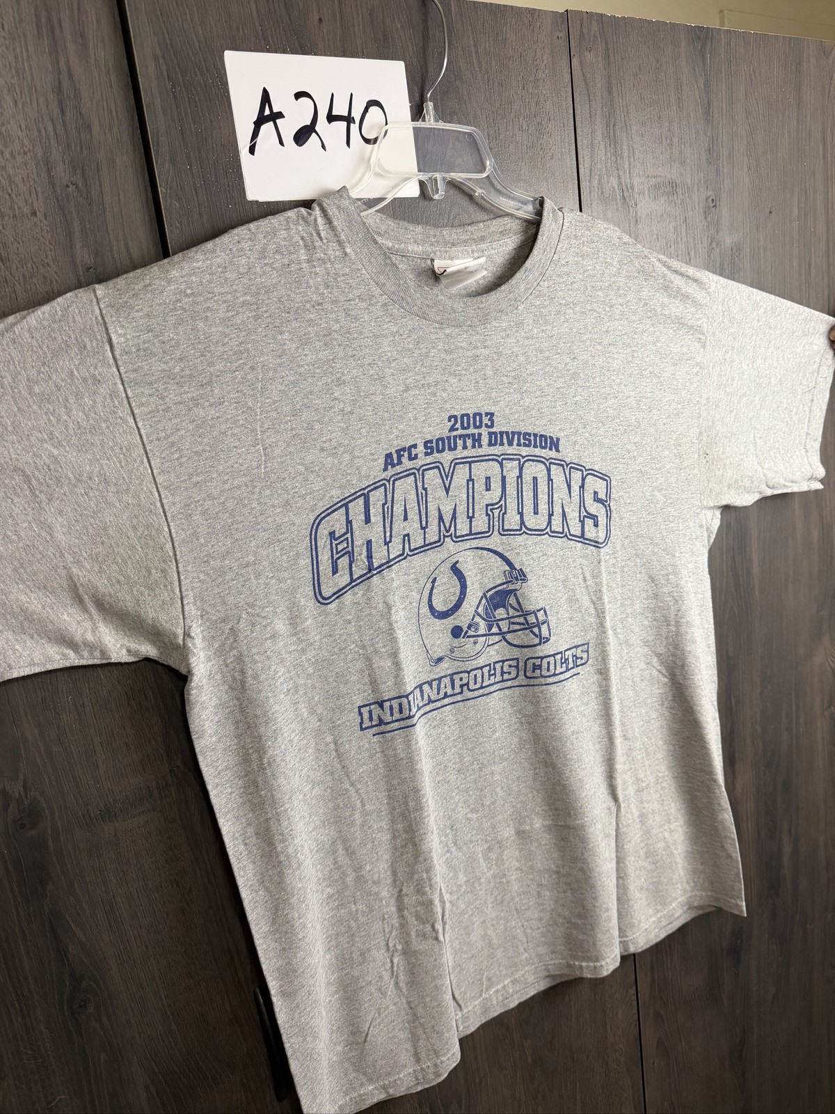 Vintage 2000s T-Shirt Mens Regular Gray Cotton Blend Jersey Tee Original
