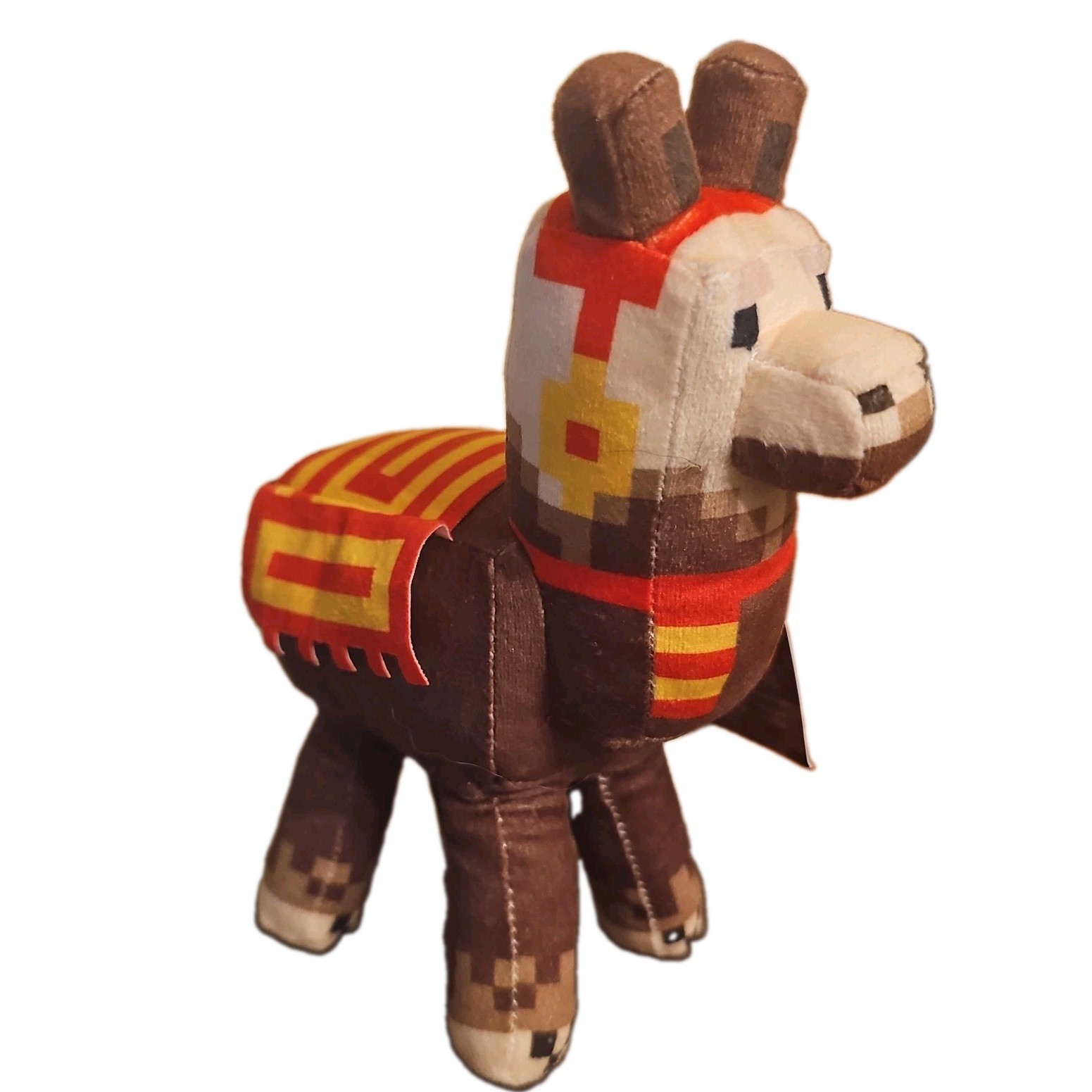 Minecraft Llama Plush Stuffed Animal Toy Red Yellow Brown Carpet NWT Gamer Life Minecraft Llama Plush Stuffed Animal Toy Red Yellow Brown Carpet NWT Gamer Life