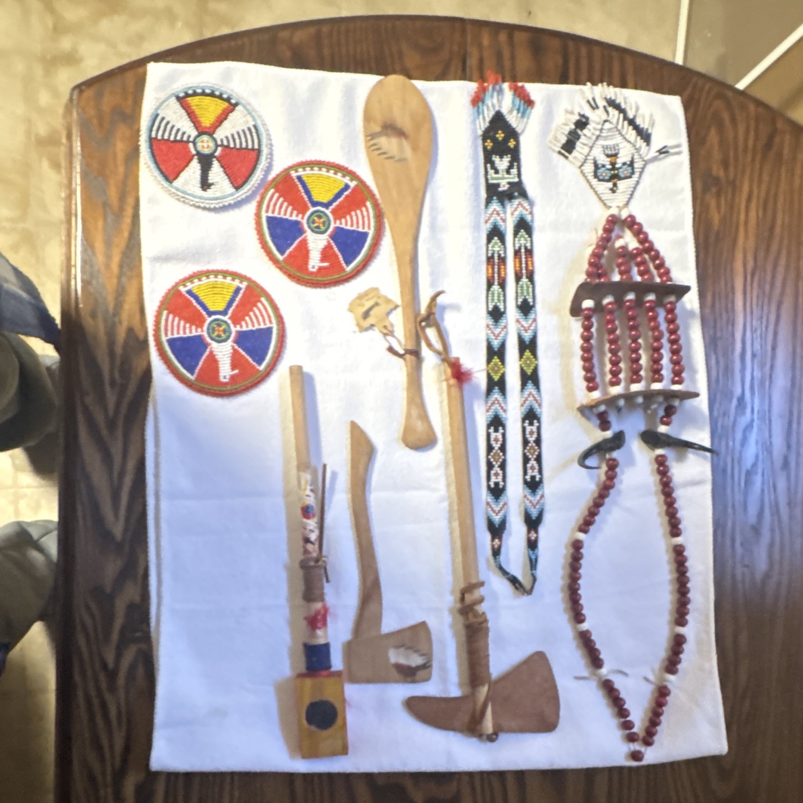 Collection OfNative American Style Items And Ceremonial Tools