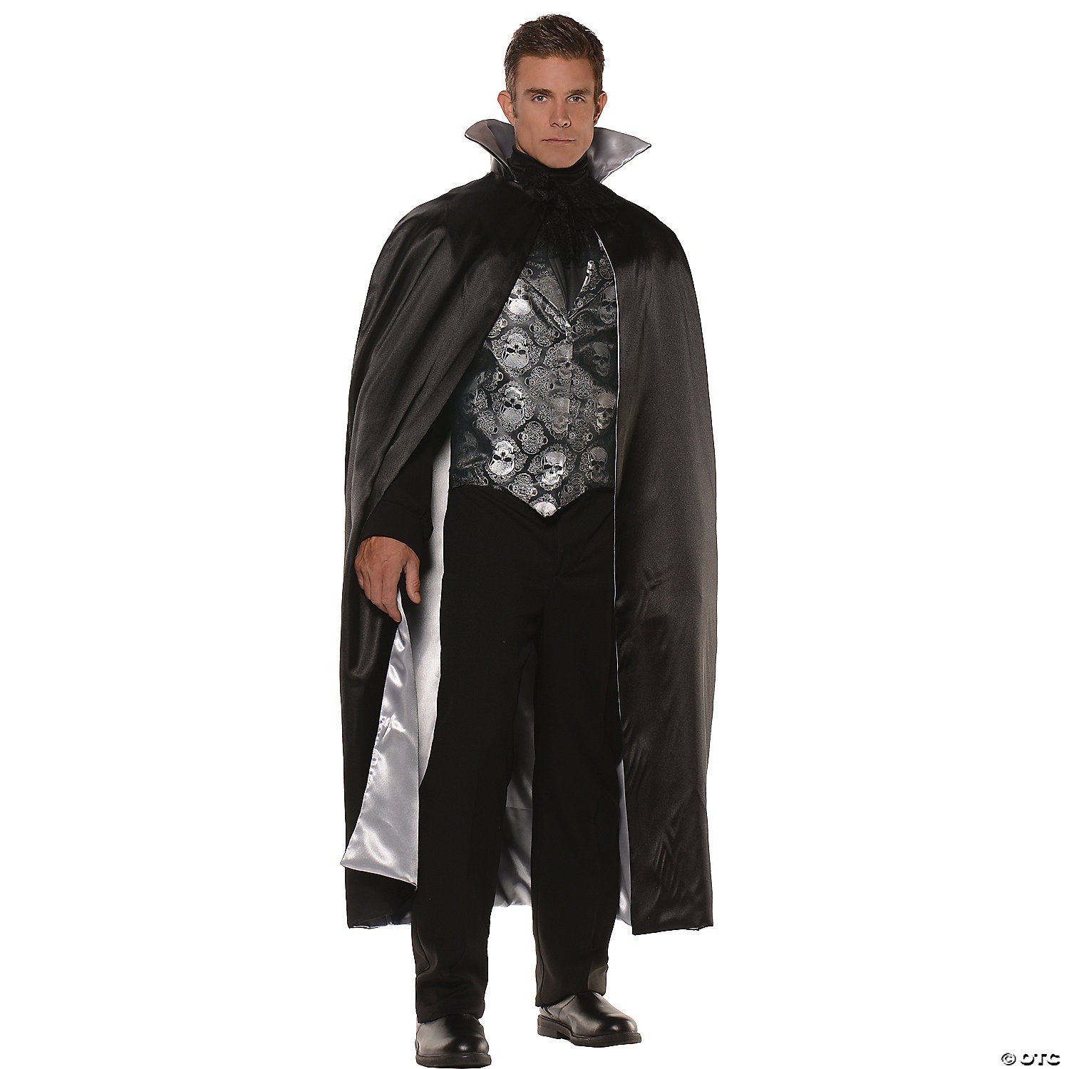 Underwraps Men\'s Skull Vest Set Costume