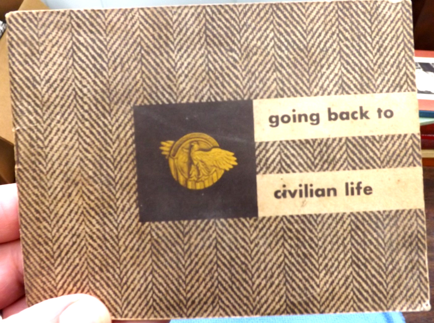 VINTAGE 1946 GOING BACK TO CIVILIAN LIFE WWII BOOKLET US ARMY NAVY WAR MILITARY