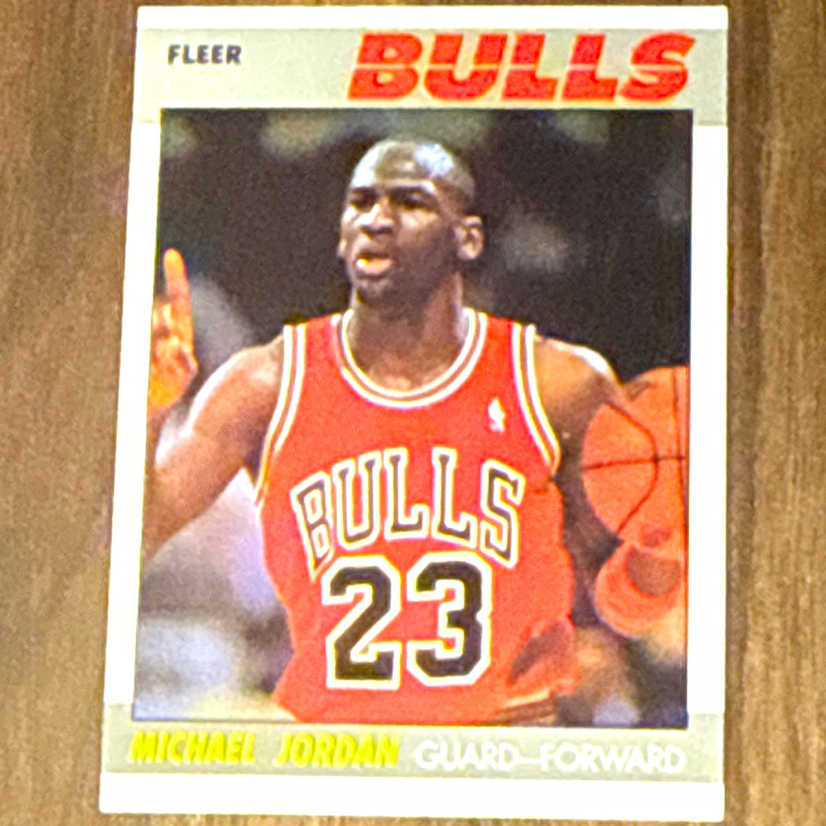Fleer 1987-88 Fleer Michael Jordan #59 Chicago Bulls Base Set Basketball Card