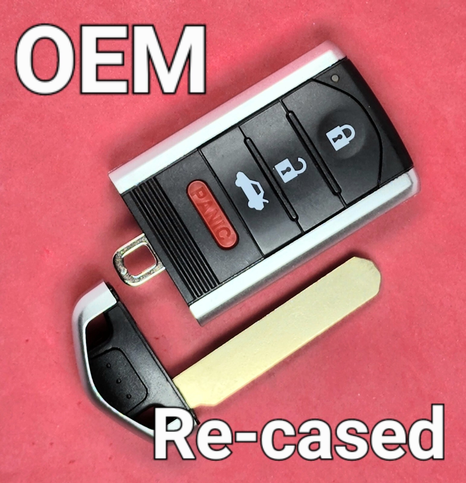 Re-cased OEM 2009 - 2014 Acura TL Smart Key 4B Trunk - M3N5WY8145