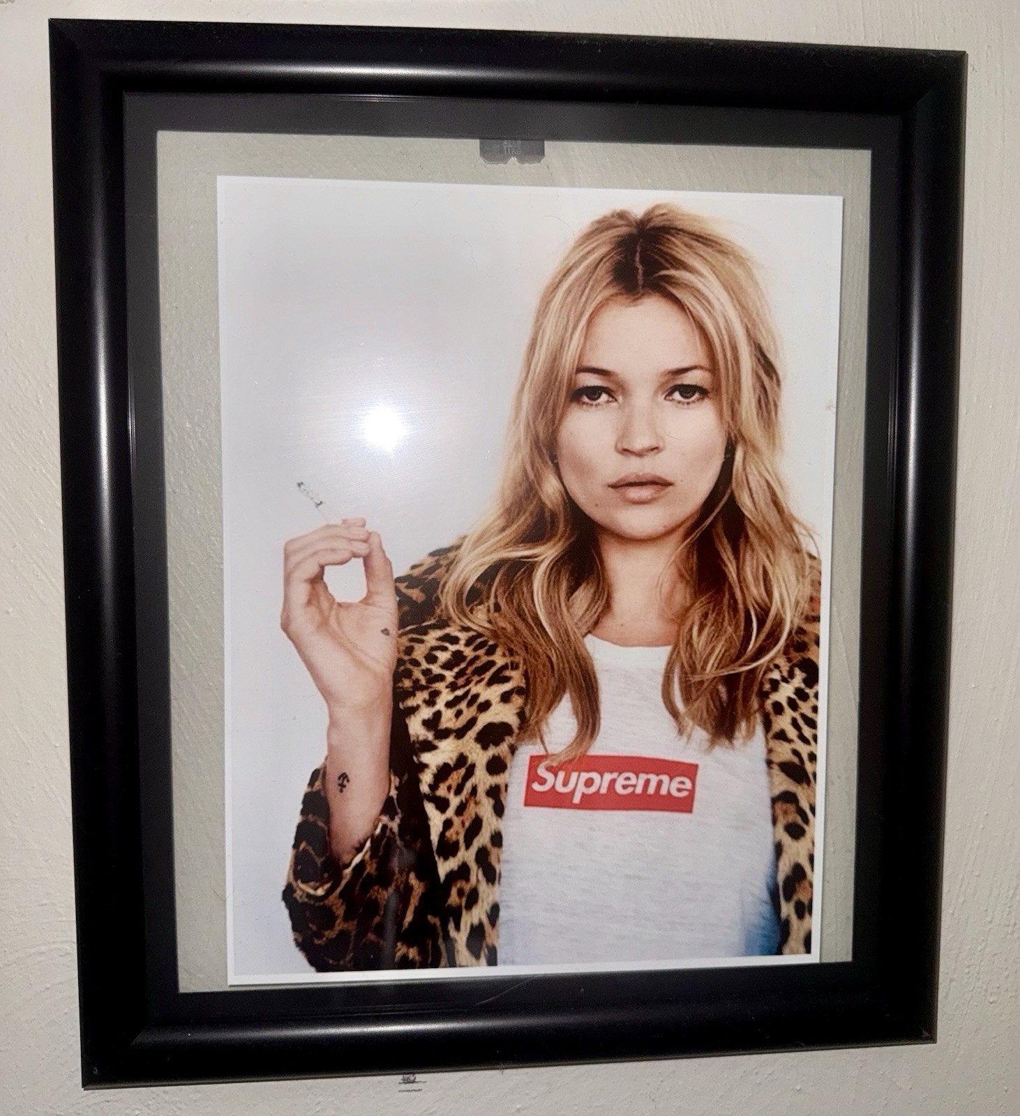 Supreme SS12 Kate Moss Promotional Poster in Original Custom Framed BRAND NEW