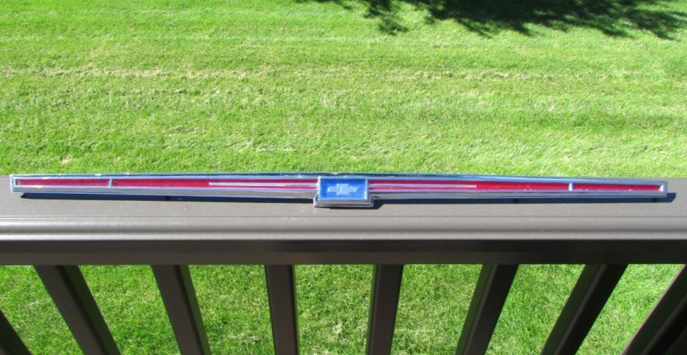 1967 Chevrolet Full Size Station Wagon: Tailgate Emblem #9710493: Used Great