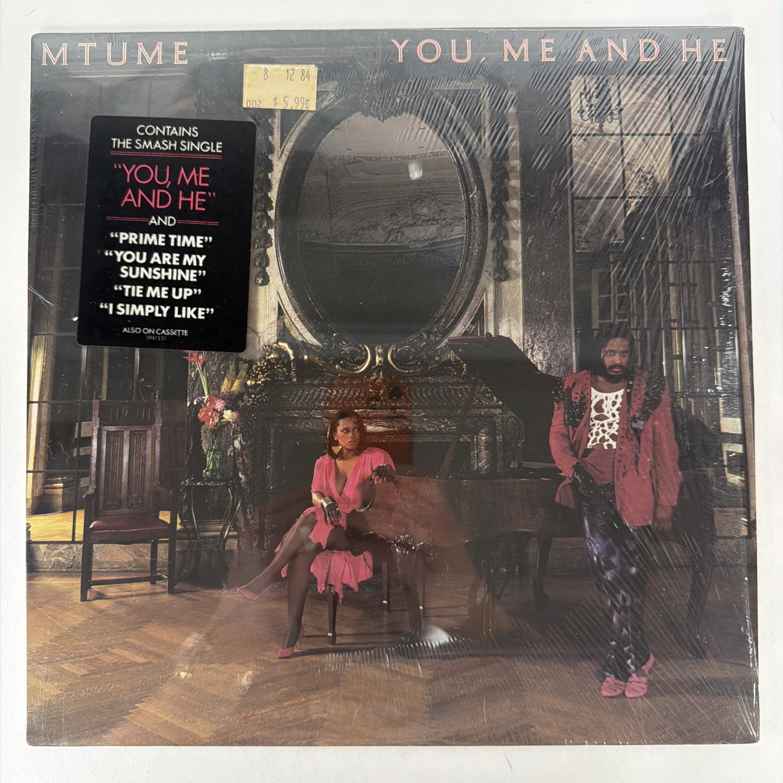 MTUME*YOU ME AND HE*VINYL LP RECORD EPIC RECORDS FE 39473 1984 Hype NM