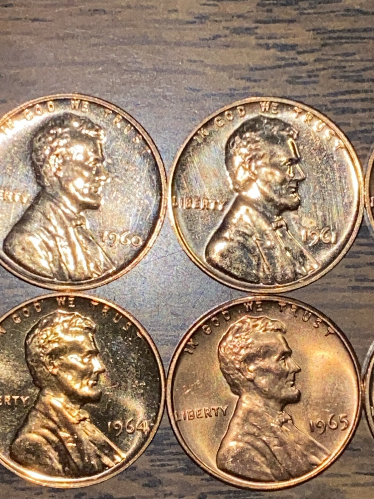 1960 -P +1961-p + 1964-p + 1965-p Proof Lincoln Pennies $4.95 .