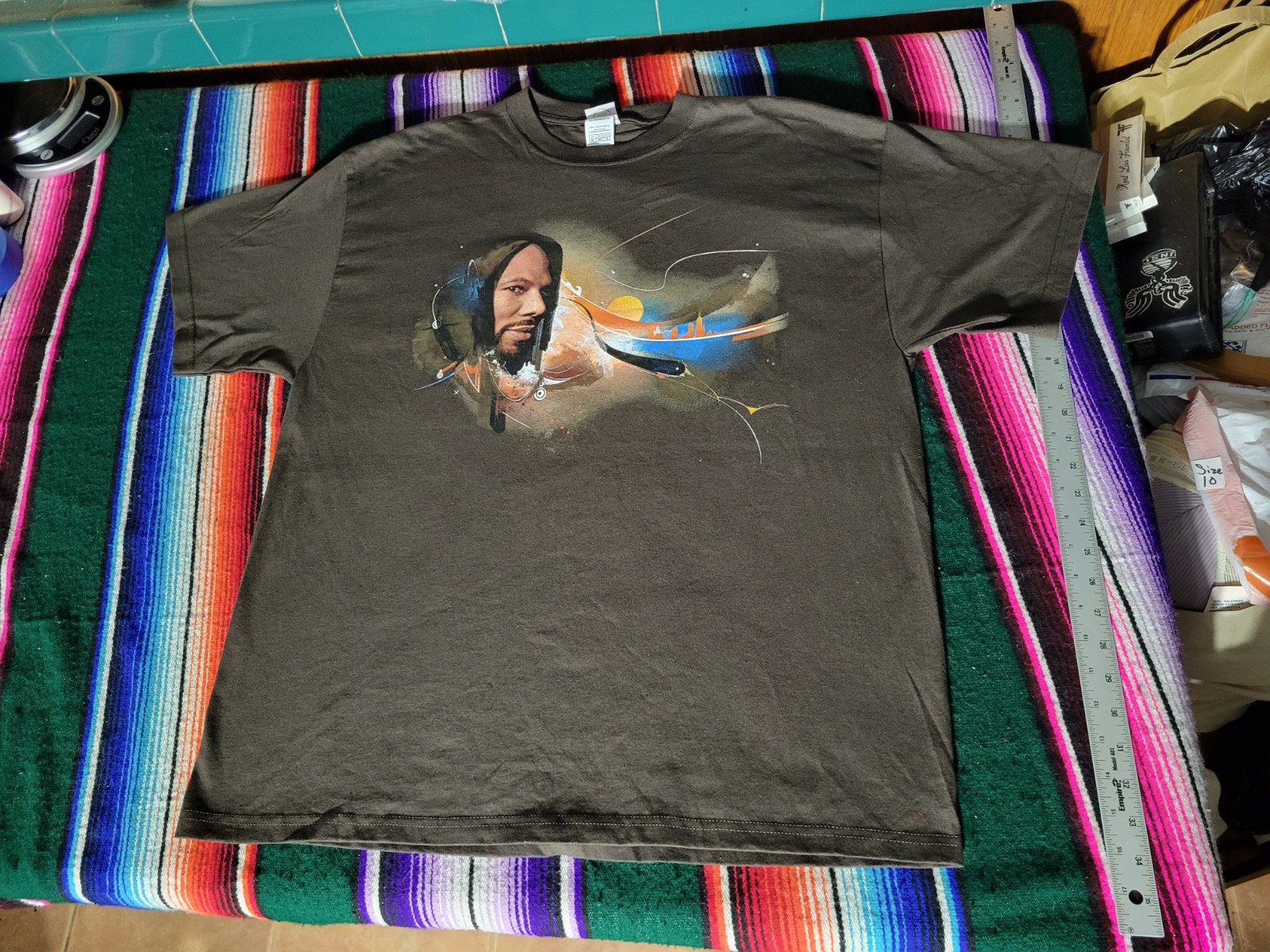 VTG Common Finding Forever 2007 Promo Hip Hop GOOD Music T-Shirt Size XL