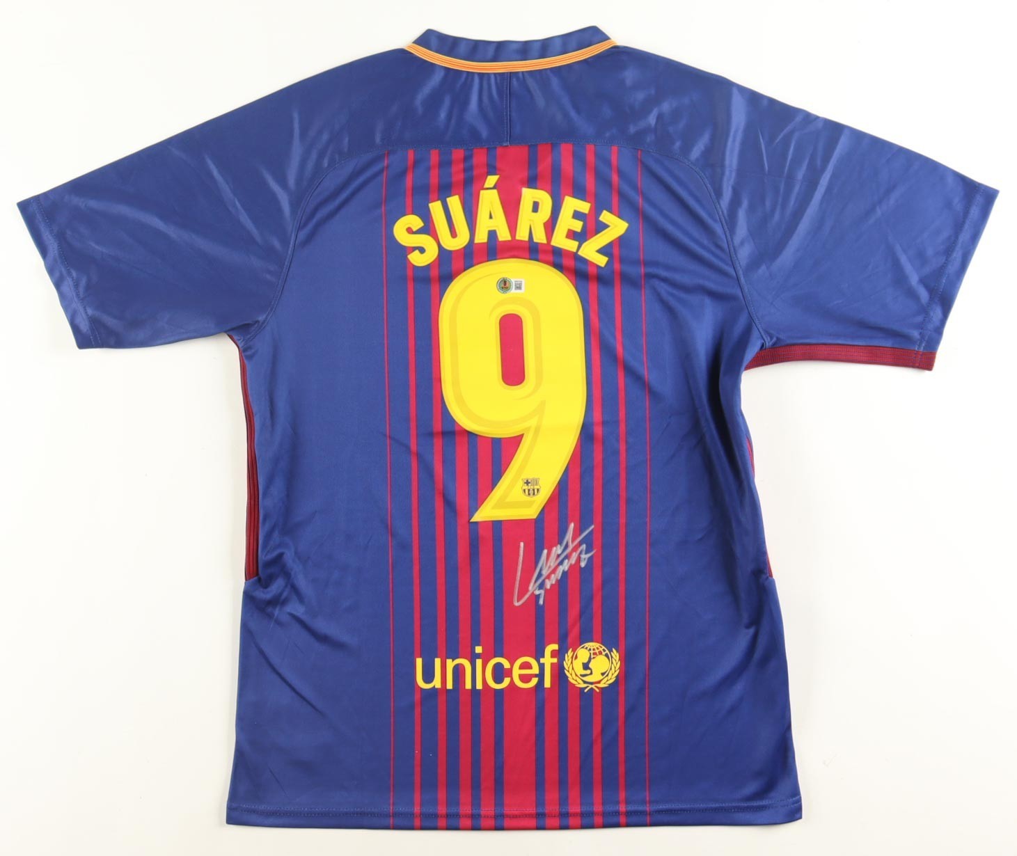 Luis Suarez Signed Barcelona F.C Nike Jersey (Beckett) Futbol Club Barcelona