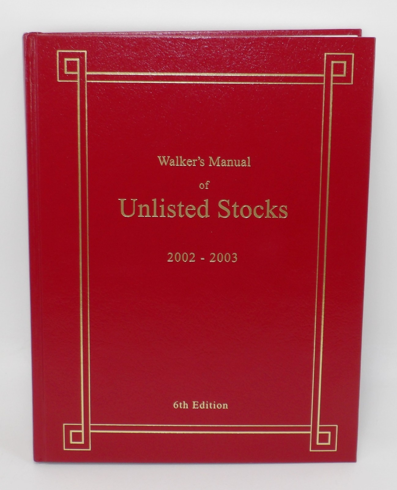 Walker\'s Manual of Unlisted Stocks 2002 - 2003 6th Edition - Excellent Condition Walker\'s Manual of Unlisted Stocks 2002 - 2003 6th Edition - Excellent Condition