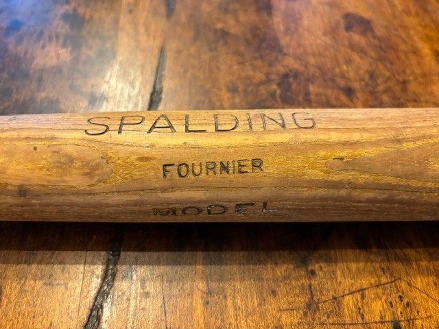 RARE 1920s Jack Fournier Spalding Bat RARE 1920s Jack Fournier Spalding Bat