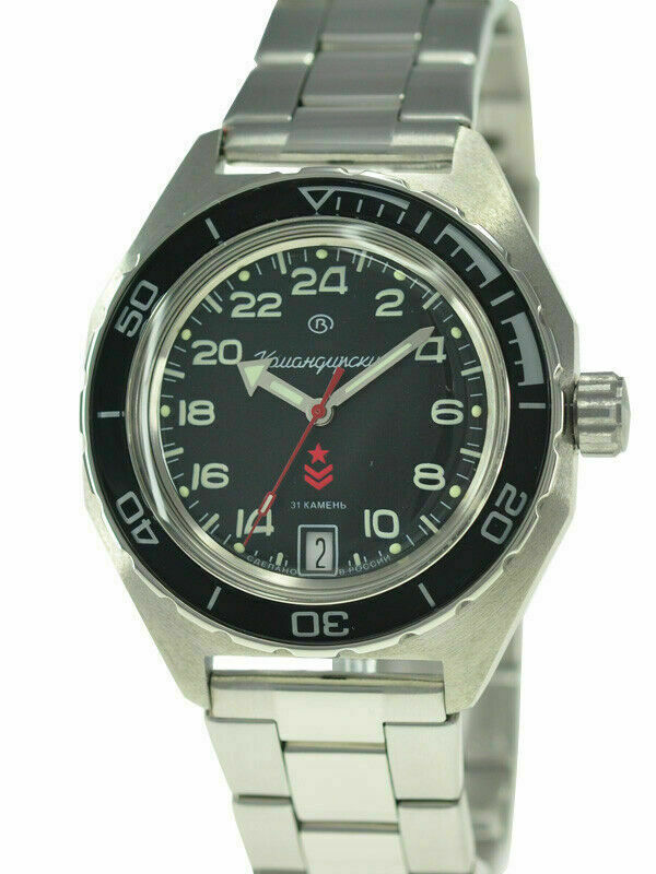 Vostok Komandirskie 650541 Watch Mechanical Automatic 24-Hour USA Seller
