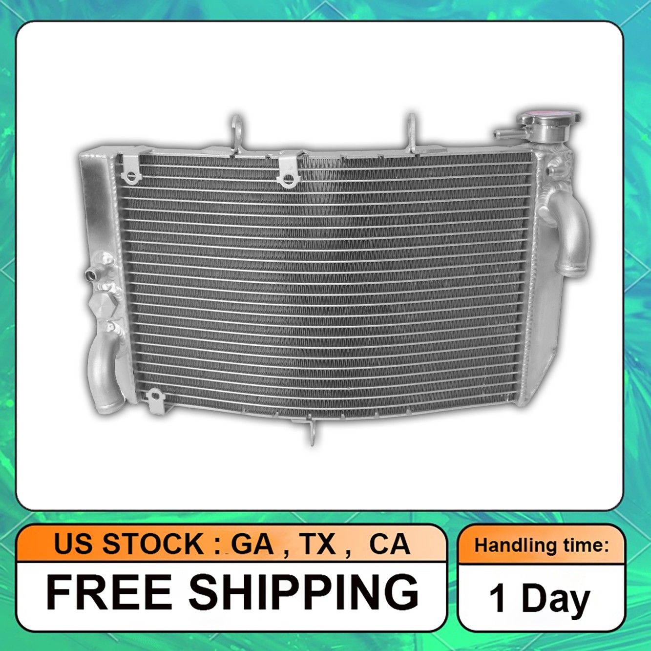 Aluminum Cooling Radiator For Honda CBR600 F4 1999 2000 F4I 2001-2004  02 *NEW*
