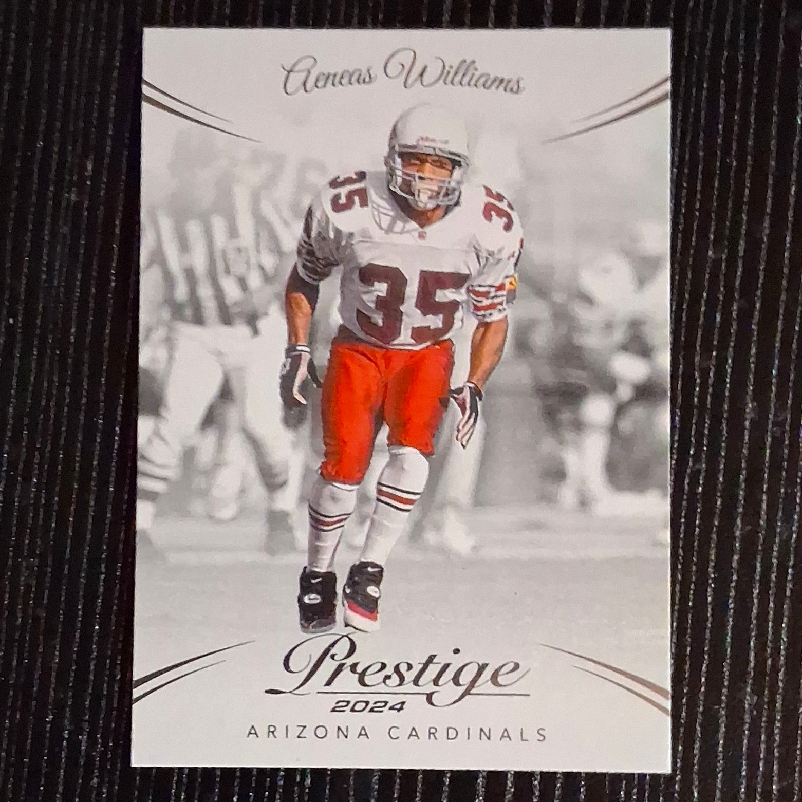 2024 PANINI PRESTIGE - #8 AENEAS WILLIAMS - ARIZONA CARDINALS - NM-MT 2024 PANINI PRESTIGE - #8 AENEAS WILLIAMS - ARIZONA CARDINALS - NM-MT