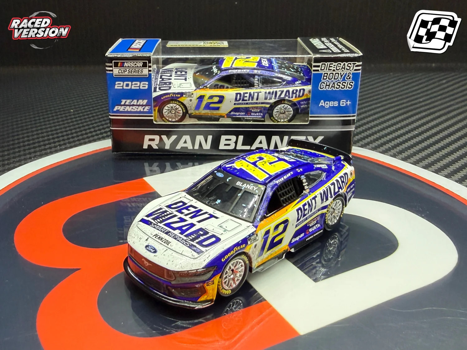 2026 Ryan Blaney 1:64 Dent Wizard Phoenix Race Win Diecast