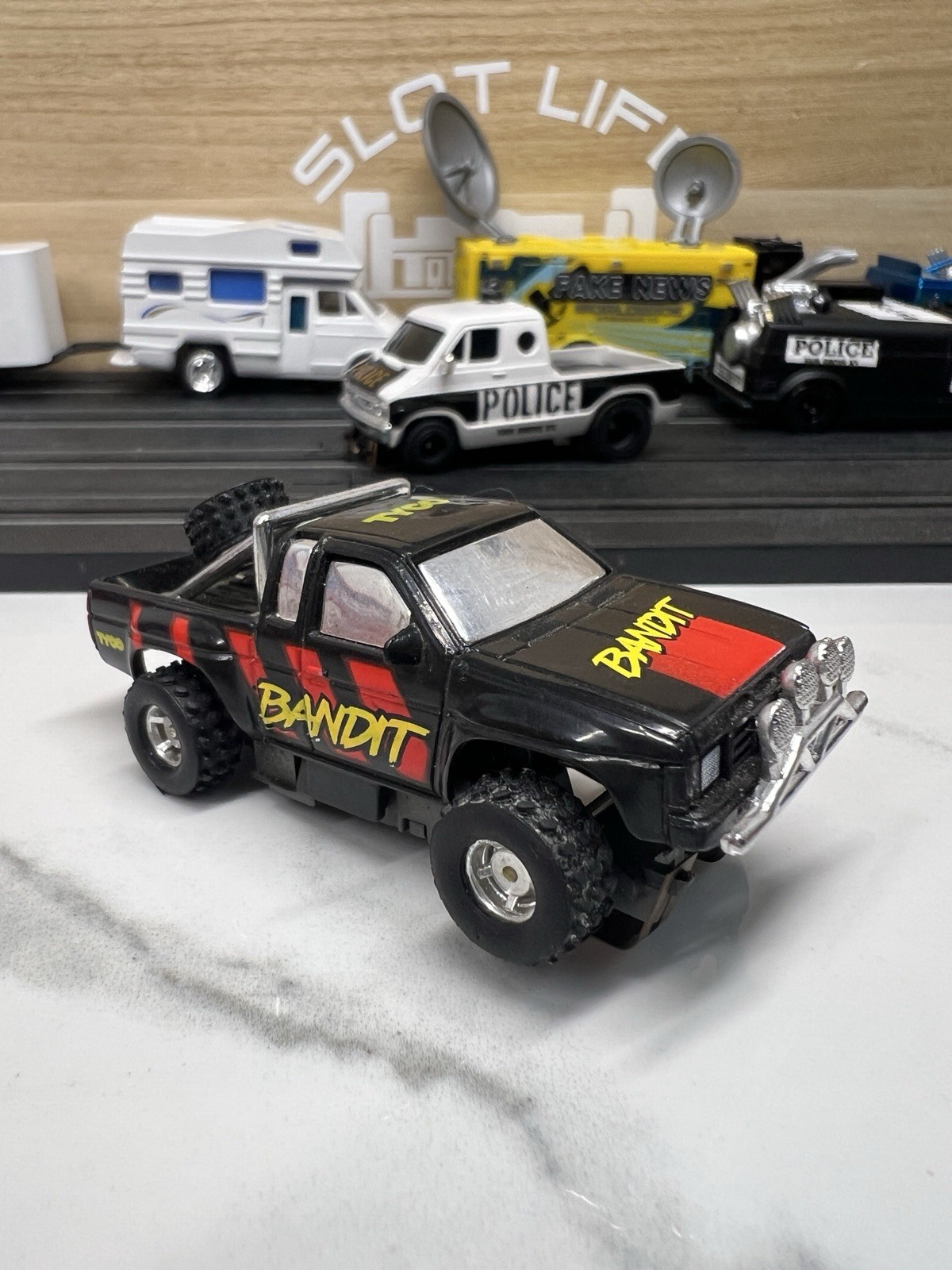 Nice Vintage Tyco 440X2 Slot Car Nissan Baja Bandit Pickup Truck