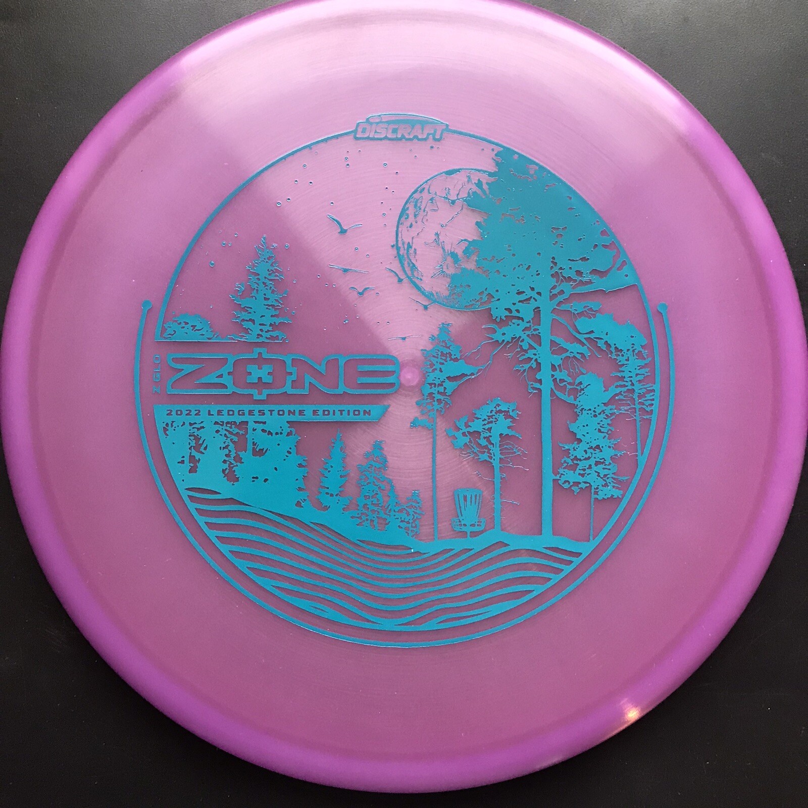New Discraft 2022 Ledgestone Z GLO Zone 174g * GLOWS * FAST SHIP * Disc Golf