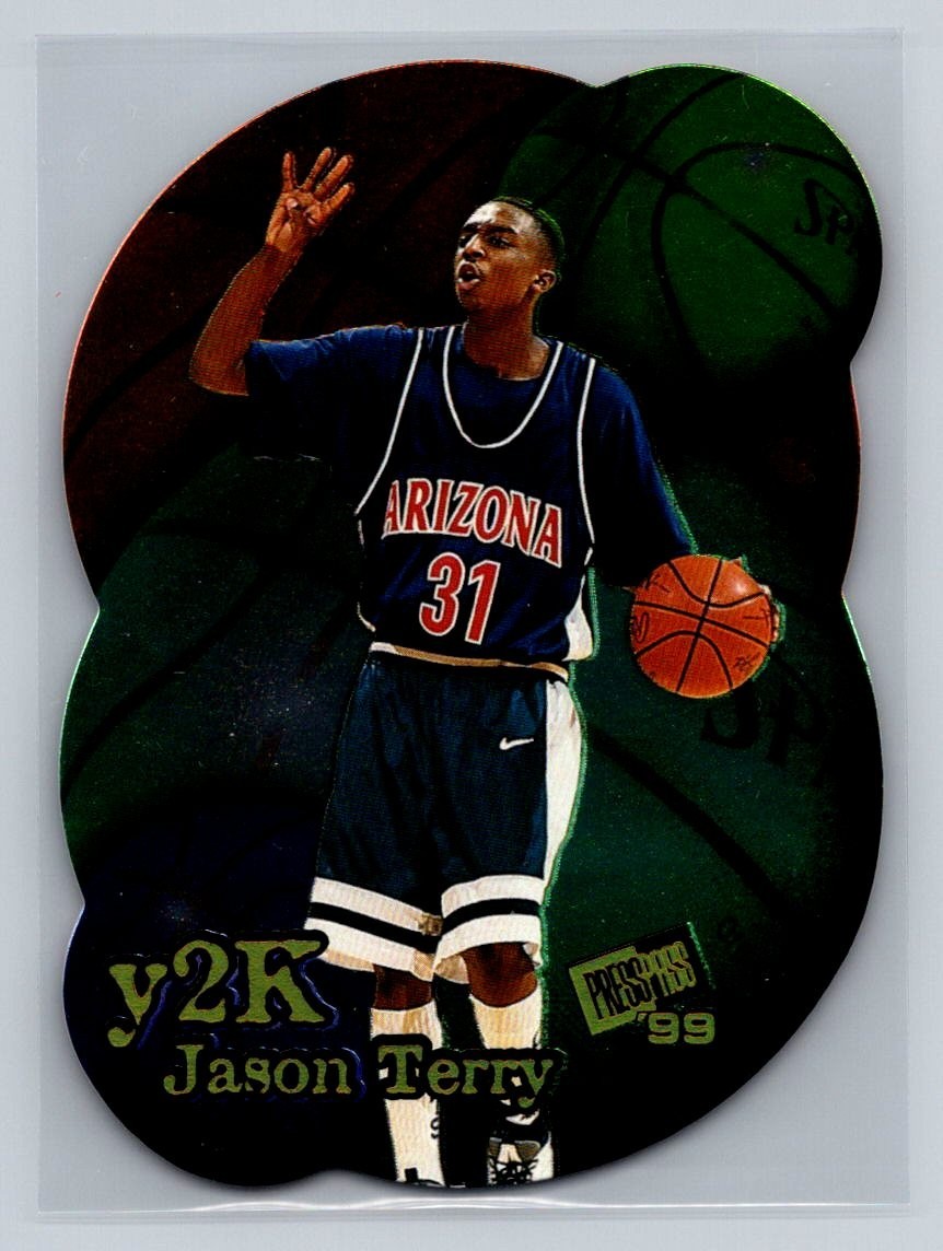 1999 Press Pass Y2K Jason Terry #Y8 RC #0375/2000