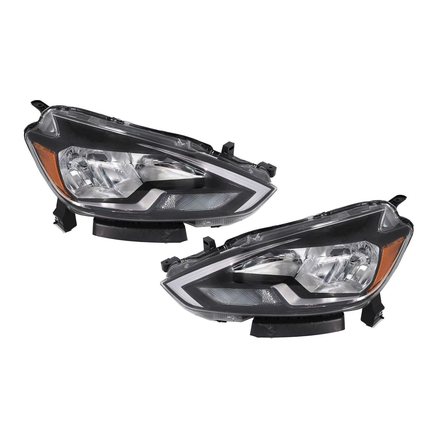 for Nissan Sentra 2016-2019 2 Headlights Left Driver Right Passenger Side