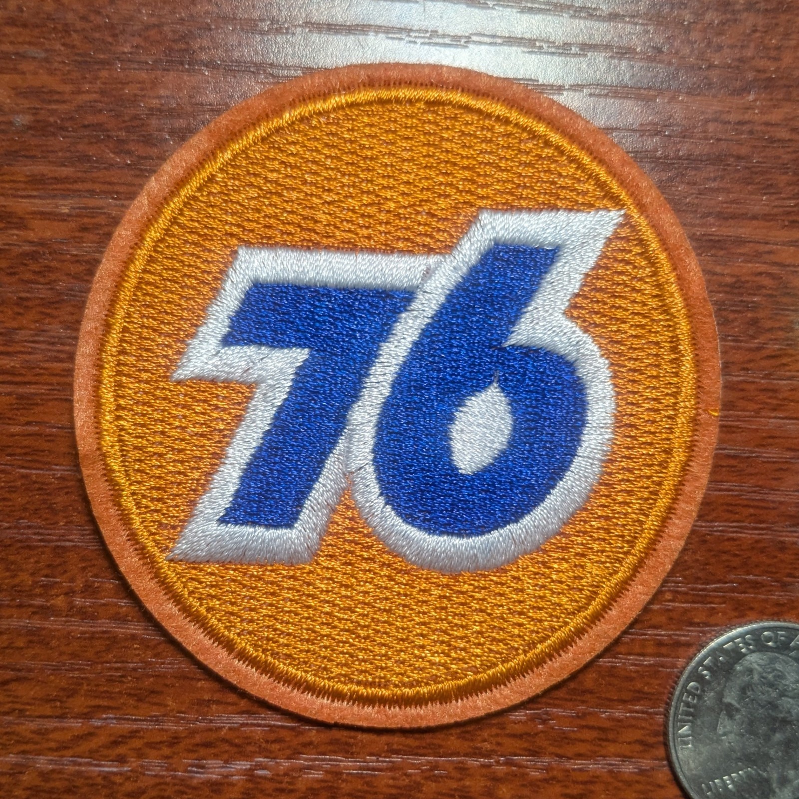 Union 76 Patch Gas Oil Motorsports Performance Embroidered Iron On 3x2.75\