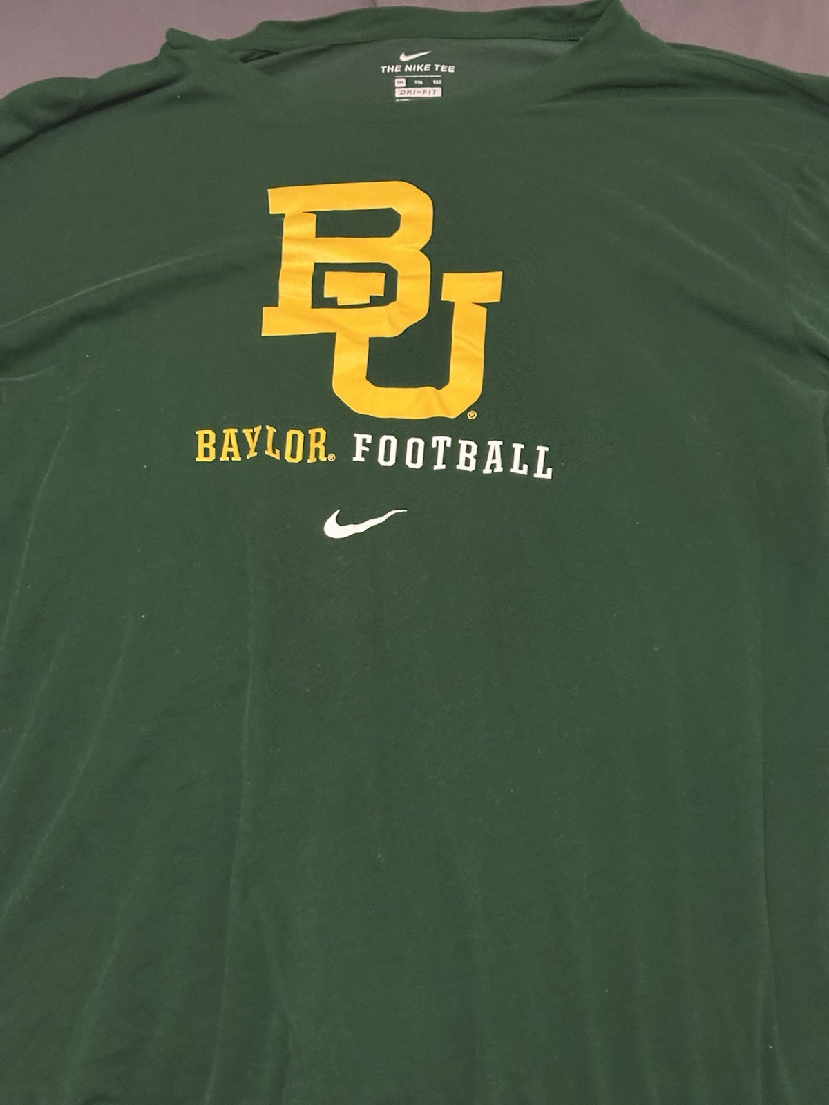 Nike Baylor Bears Football Men’s XXL Green Dri-FIT Long Sleeve Shirt 2XL NCAA Nike Baylor Bears Football Men’s XXL Green Dri-FIT Long Sleeve Shirt 2XL NCAA