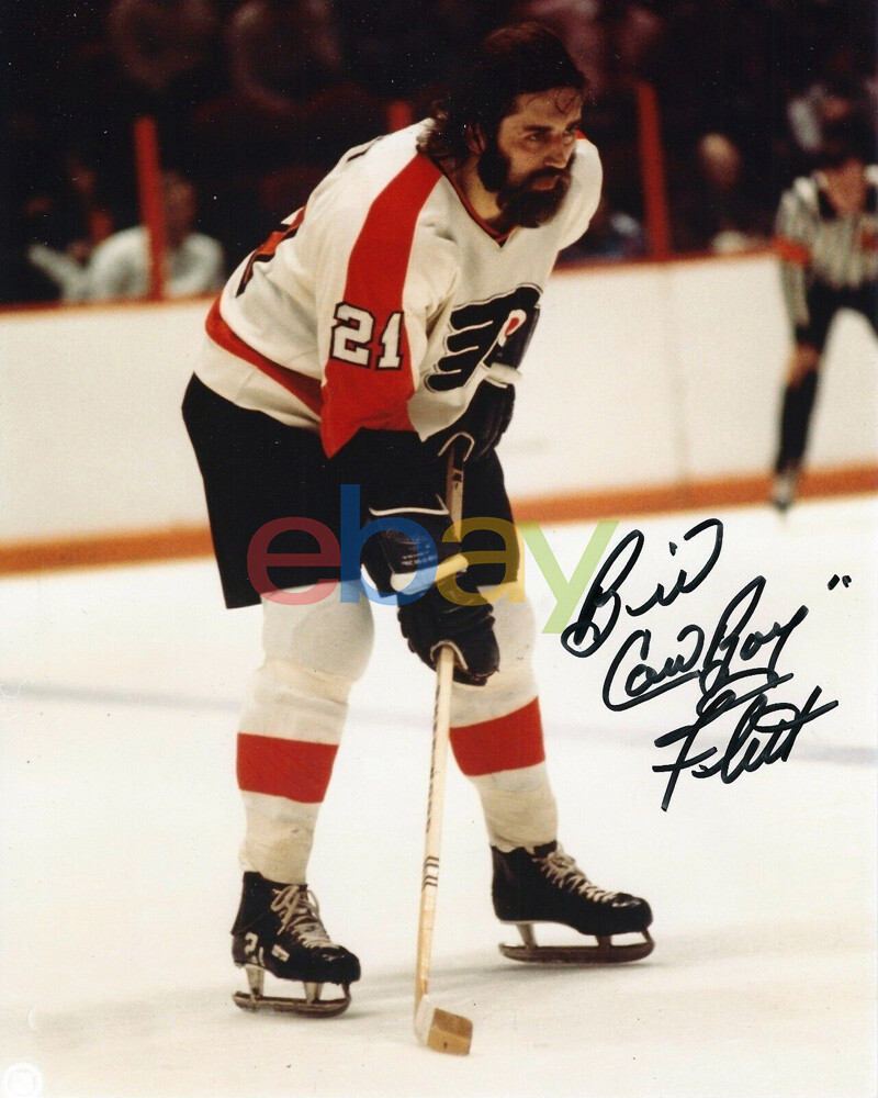 BILL FLETT Signed 8x10 Photo Autographed Philadelphia Flyers reprint