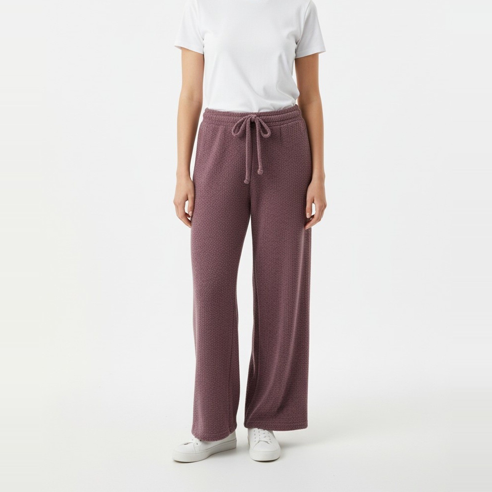 Nike NWT Phoenix Cozy Boucle Slim Knit Pants Womens XL Burgundy Crush HV2766-619