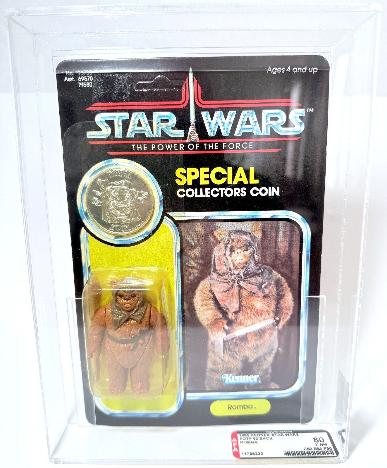 Romba - 1985 Star Wars POTF - MOC AFA 80
