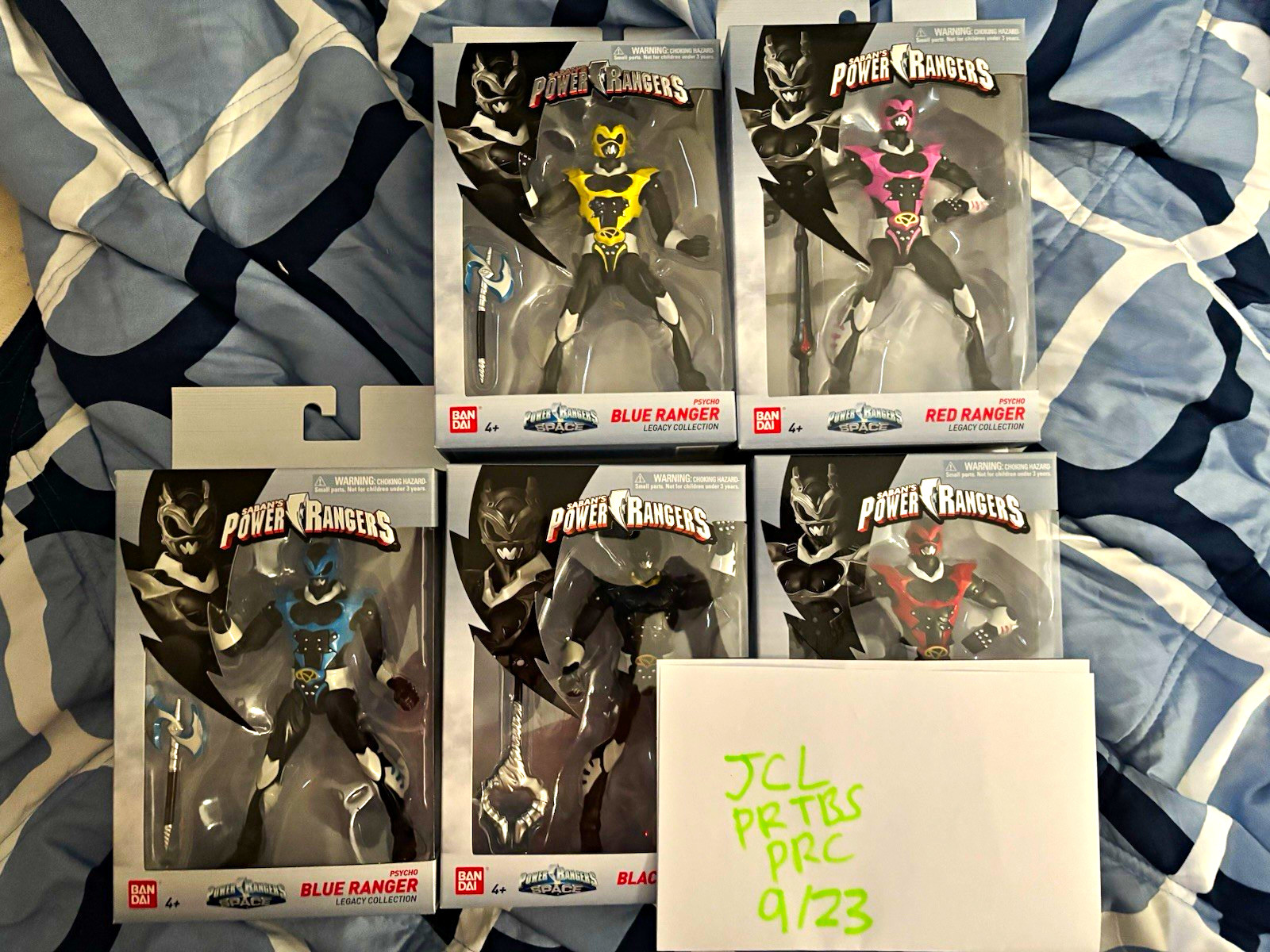 Bandai Power Rangers Legacy Collection Psycho Ranger Lot Please Read
