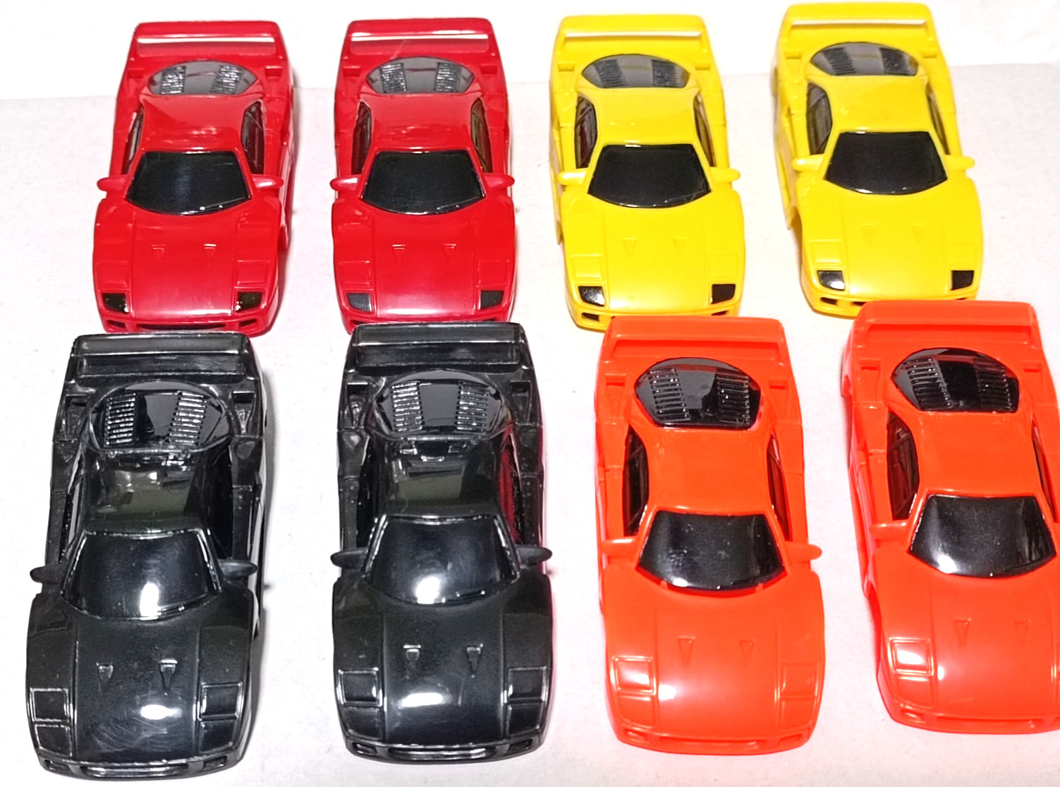 Tyco  F40 ferrari  8 bodies only .NEW Super Deal