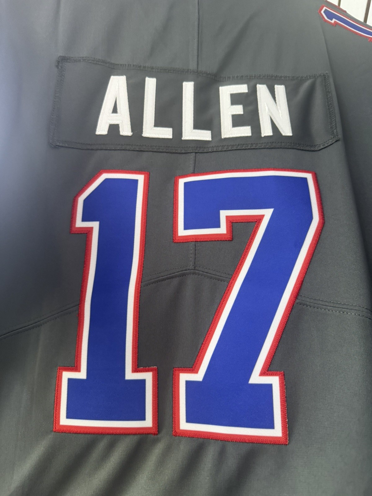 NFL BUFFALOBILLS JERSEY JOSH ALLEN #17 GRAY NICKEL CITY EDITION NFL BUFFALOBILLS JERSEY JOSH ALLEN #17 GRAY NICKEL CITY EDITION