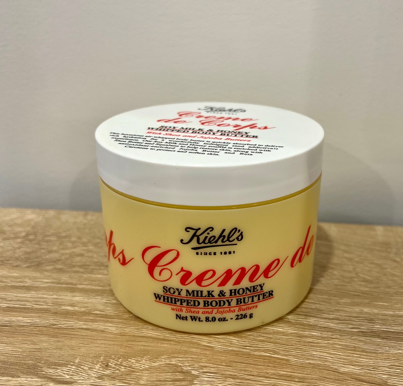 Kiehl's Creme de Corps Soy Milk & Honey Whipped Body Butter 8oz/226g
